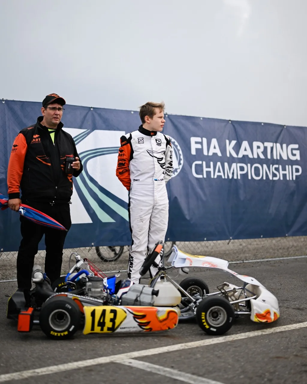 Roli Motorsport at an international karting event
