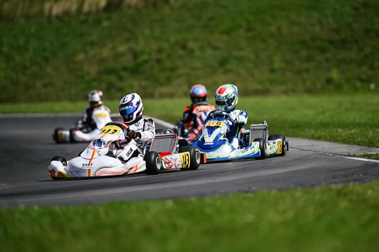Roland Kuklane racing kart number 143